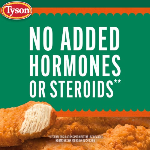 Tyson Frozen Lightly Breaded Buffalo Style Chicken Strips Perspective: top