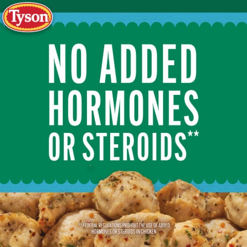 Tyson Frozen Mediterranean Style Boneless Chicken Bites Perspective: top