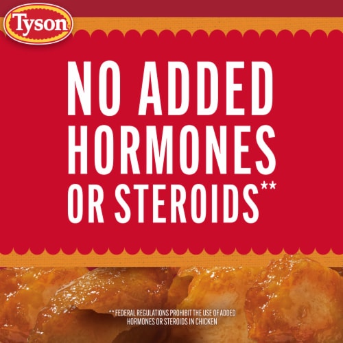 Tyson Frozen Hot Orange Boneless Chicken Bites Perspective: top