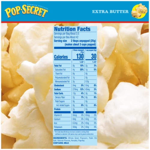 Pop Secret® Extra Butter Popcorn Bags, 12 ct / 3.2 oz - Jay C Food Stores