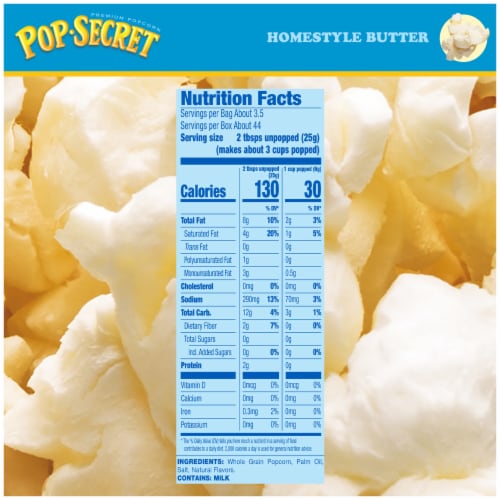 Pop Secret® Homestyle Microwave Popcorn Perspective: top