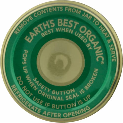 Earth's Best Organic® Bananas Stage 2 Baby Food Perspective: top