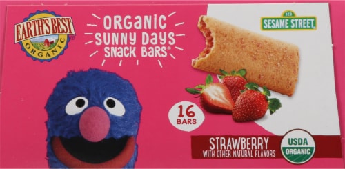 Earth's Best® Organic Strawberry Sunny Days Snack Bars Perspective: top