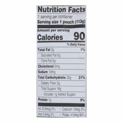 Earth's Best Organic® Stage 2 Orange Banana Baby Food Puree Perspective: top