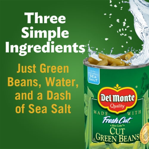 Del Monte Cut Green Beans Perspective: top