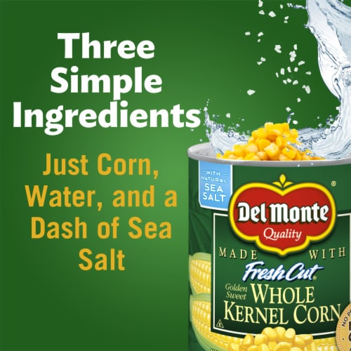Del Monte Fresh Cut Golden Sweet Whole Kernel Corn Perspective: top