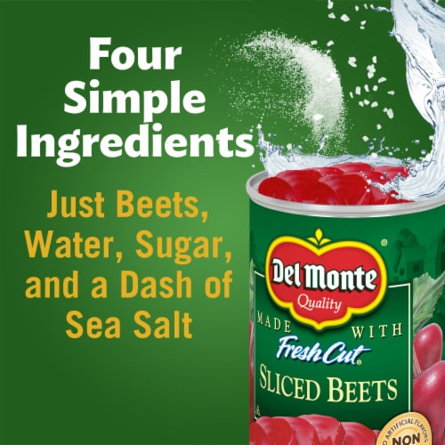 Del Monte® Fresh Cut® Sliced Beets Canned Vegetables Perspective: top