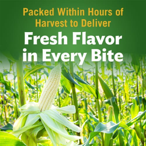Del Monte Harvest Selects White Whole Kernel Corn Perspective: top