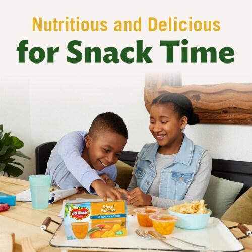 Del Monte No Sugar Added Fruit Cup Snacks Variety Pack Perspective: top