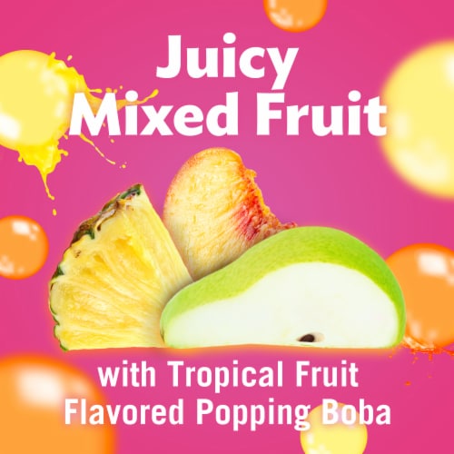 Del Monte® Bubble Fruit Tropical Mixed Fruit Cup Snacks 4 Pack Perspective: top