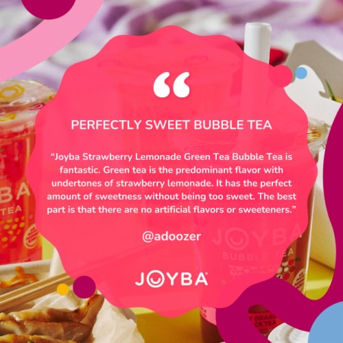 Joyba™ Strawberry Lemonade Green Bubble Tea Perspective: top