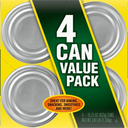 Del Monte® Sliced Yellow Cling Peaches in Heavy Syrup Perspective: top