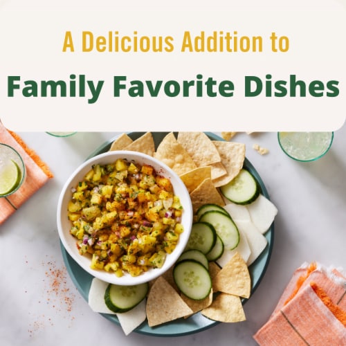 Del Monte Mango Chunks in Extra Light Syrup Perspective: top