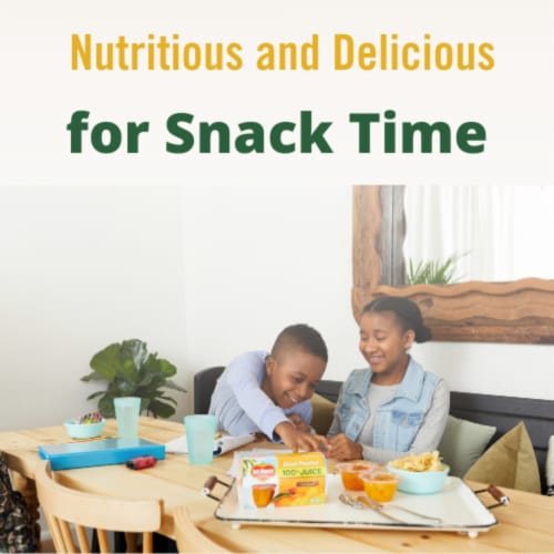 Del Monte No Sugar Added Mixed Fruit Fruit Cup Snacks Perspective: top