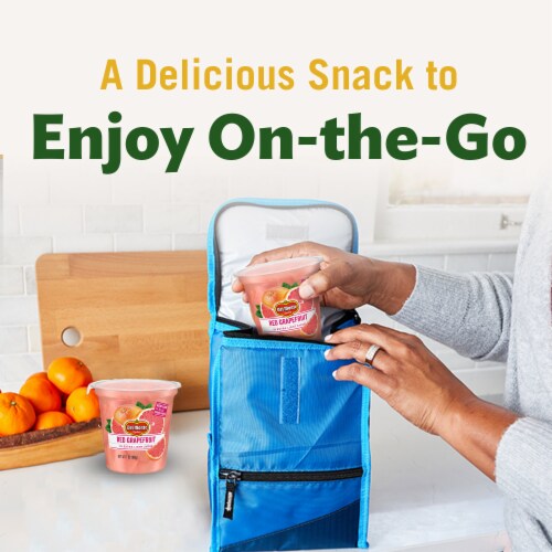 Del Monte® Red Grapefruit Fruit Cup Snacks Perspective: top