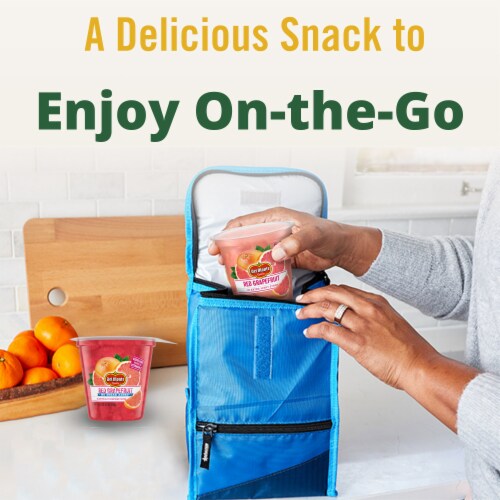 Del Monte No Sugar Added Red Grapefruit Fruit Cup Perspective: top