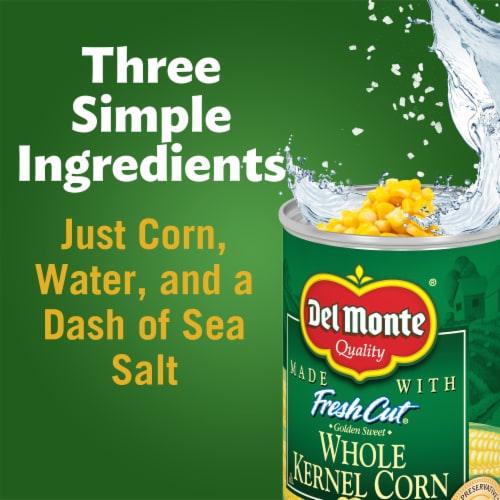 Del Monte Golden Sweet Whole Kernel Corn Perspective: top