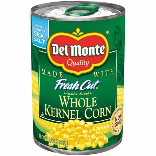 Del Monte Whole Kernel Corn, 15.25 Ounce (Pack Of 12) Perspective: top