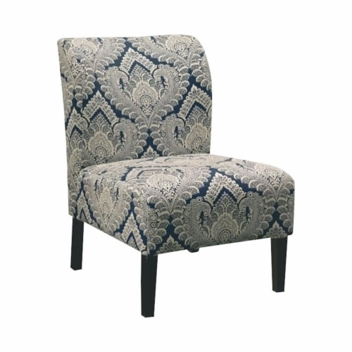 Ashley Furniture Honnally Transitional Fabric Accent Chair in Blue