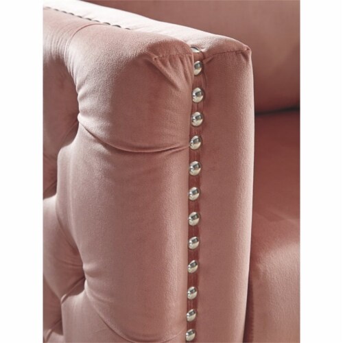 Signature Design by Ashley Lizmont Accent Chair in Blush Pink Perspective: top