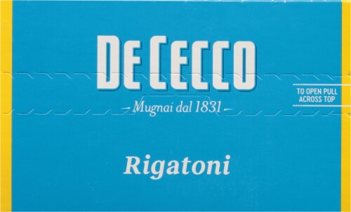 De Cecco® Rigatoni No. 24 Pasta Perspective: top