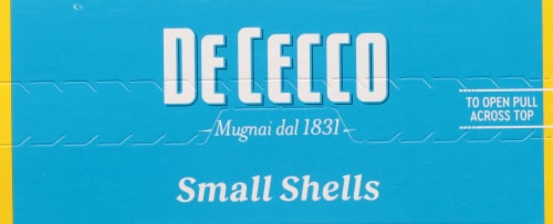 De Cecco® Small Shells No. 52 Pasta Perspective: top