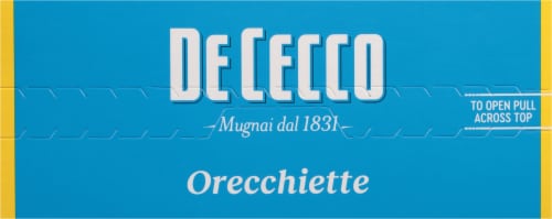 De Cecco Orecchiette Pasta Perspective: top