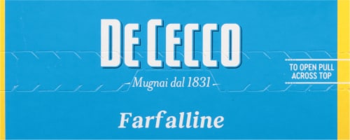 De Cecco Farfalline No. 95 Pasta Perspective: top