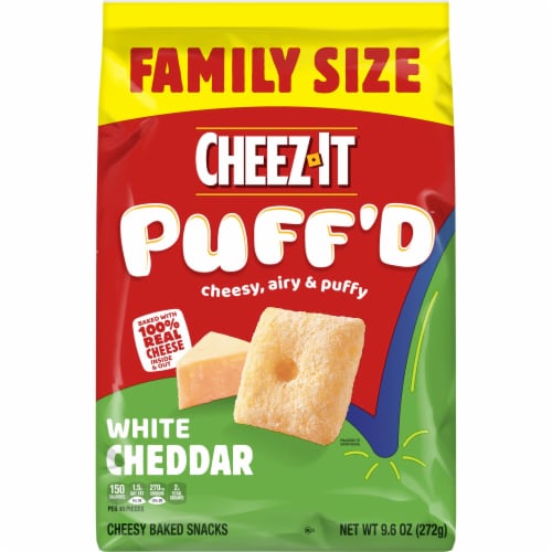Cheez It® Puff'd™ White Cheddar Cheese Crackers Perspective: top