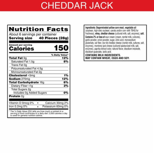 Cheez-It® Puff'd Cheddar Jack Cheesy Baked Snacks Perspective: top