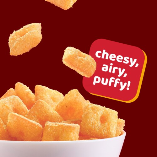 Cheez-It® Puff'd Cheddar Jack Cheese Puffs Snacks Perspective: top