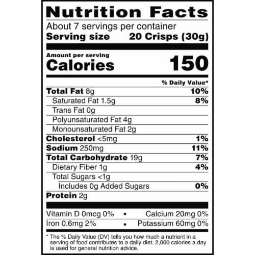 Cheez-It® Snap'd Double Cheese Cheese Cracker Chips Perspective: top