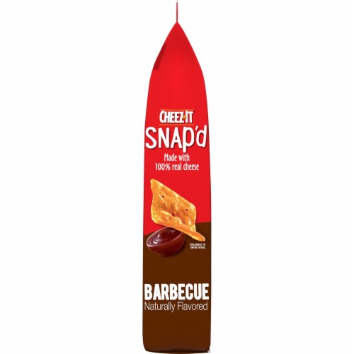 Cheez-It Snap'd BBQ Cheese Cracker Chips Perspective: top