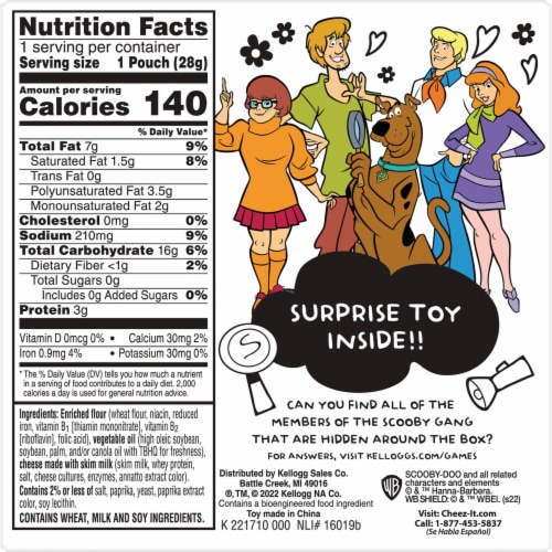 Cheez-It® Original Cheese Snack Crackers Perspective: top