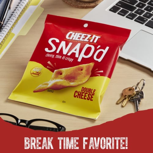 Cheez-It® Snap'd Cheese Cracker Chips Variety Pack Perspective: top