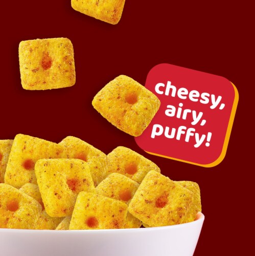 Cheez-It® Puff'd™ Cheese Pizza Cheese Crackers Perspective: top