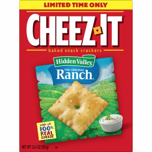 Cheez-It® Hidden Valley Ranch Cheese Snack Crackers Perspective: top