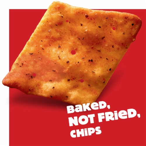 Cheez-It® Snap'd Extra Crunchy Margherita Pizza Cheese Crackers Perspective: top