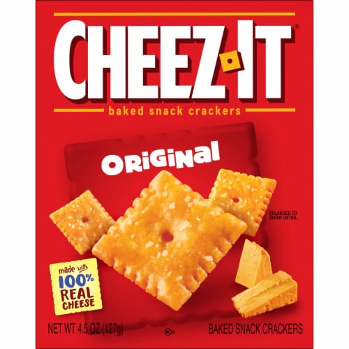 Cheez-It® Original Cheese Snack Crackers Perspective: top