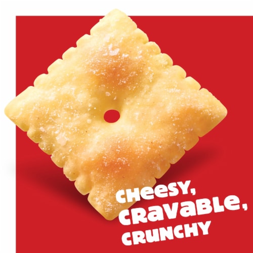 Cheez-It® White Cheddar Cheese Snack Crackers Perspective: top
