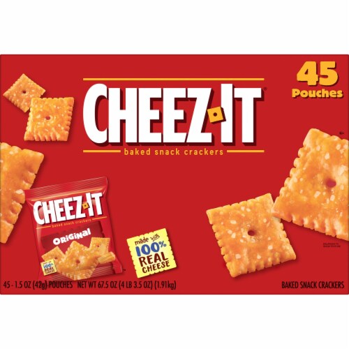 Cheez-It® Original Cheese Snack Crackers Single Serve Perspective: top