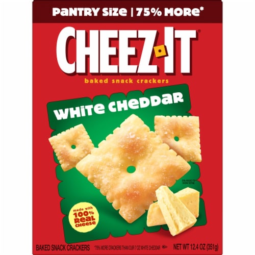 Cheez-It® White Cheddar Cheese Crackers Perspective: top