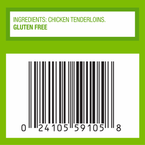 Just Bare Brand Boneless Skinless Chicken Tenderloins Perspective: top