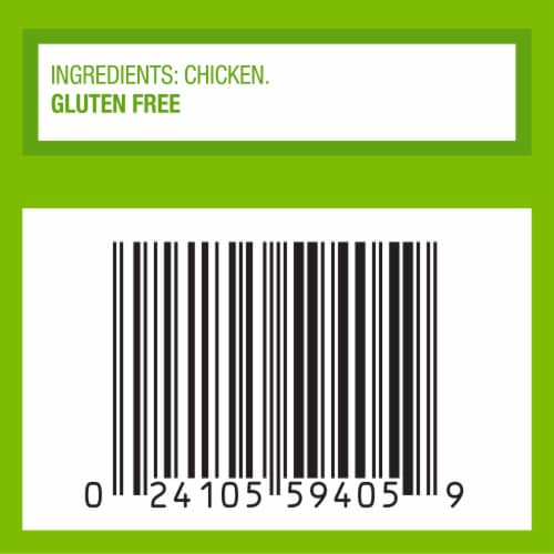 Just Bare Brand Young Chicken Without Giblets And Neck Perspective: top