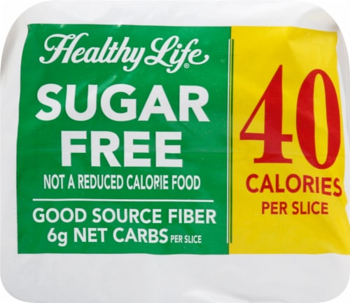 Healthy Life® Sugar Free 100% Whole Grain Wheat Bread Perspective: top