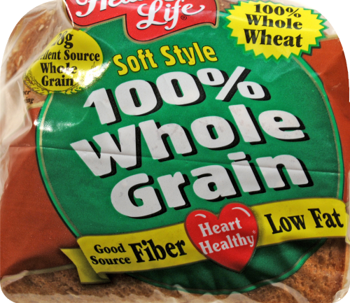 Healthy Life Soft Style 100% Whole Grain Bread Perspective: top