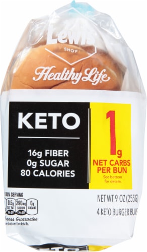 Lewis Bake Shop Healthy Life Keto Buns Perspective: top