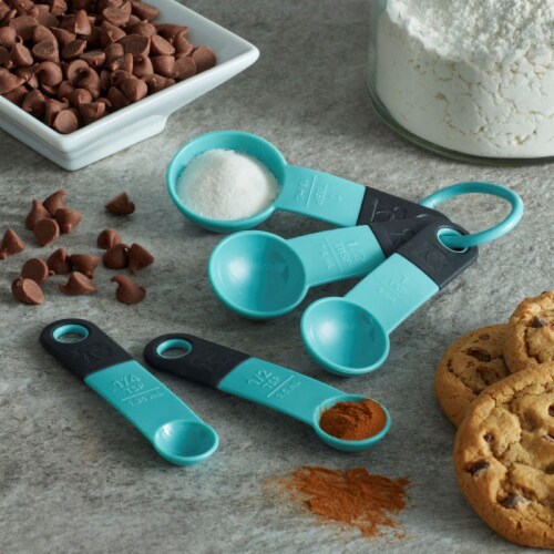 KitchenAid Measuring Cups, Set of 4, Aqua Sky