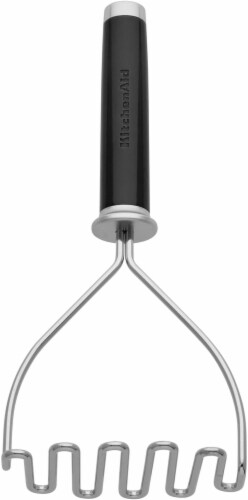 KitchenAid Stainless Steel Wire Masher - Onyx Black Perspective: top