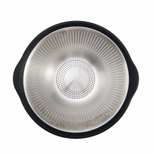 KitchenAid Stainless Steel Colander - Black Perspective: top